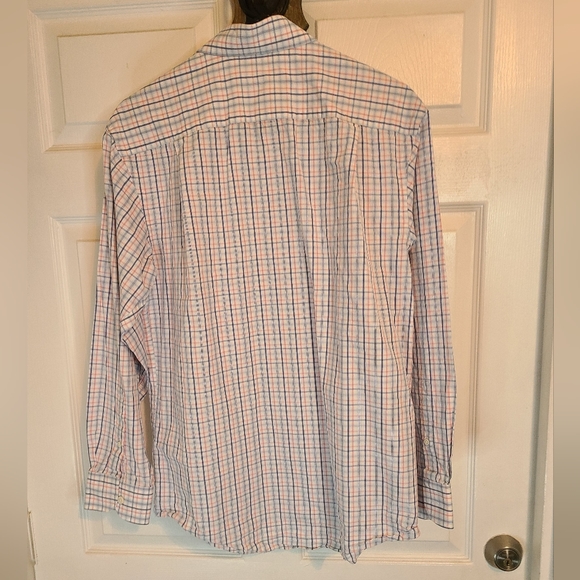 (1126) Jos. A. Banks Men's Classic Oxford Dress Shirt, Size: Small Color: Stripe - Picture 10 of 14